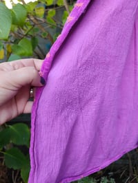 Image 4 of Wanderlust - Velvet evil eye protection jacket - Hot pink 6-12uk