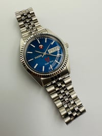 Image 2 of Rado Purple Horse Day Date Blue Dial Stainless Steel Automatic Men’s Watch