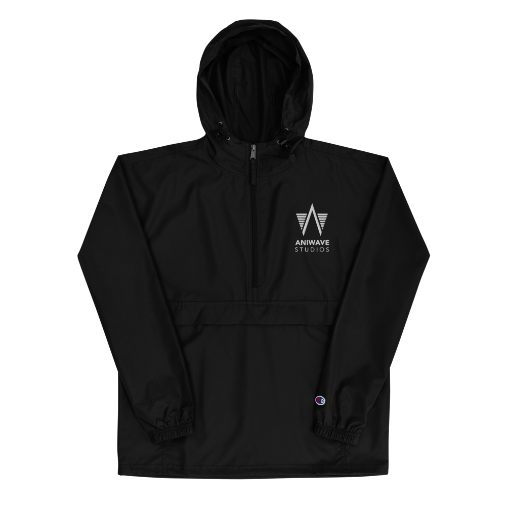 ASVA x  Champion - "Aniwave Studios / OFF SET" Embroidered Packable Jacket