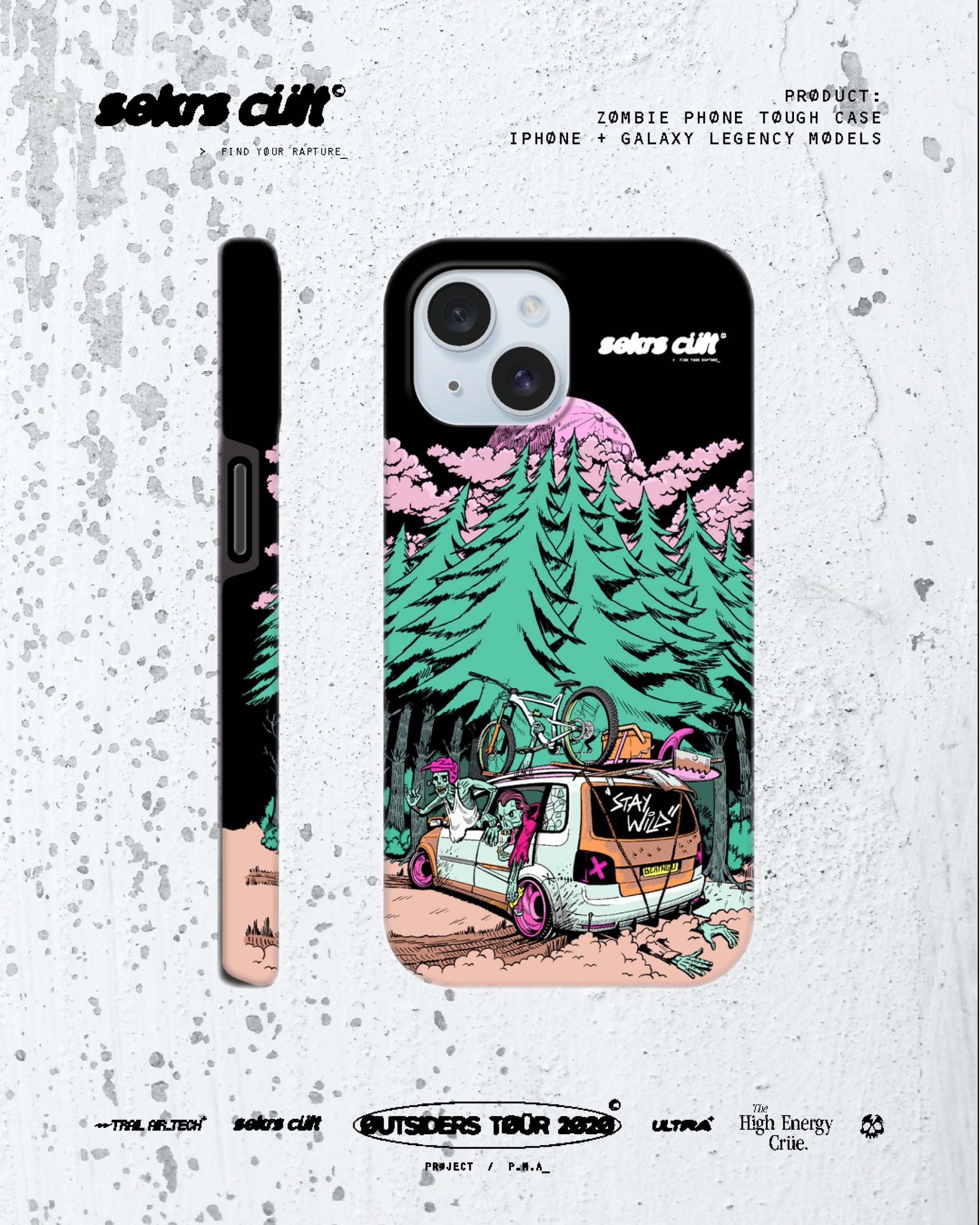 ZOMBIE PHONE TOUGH CASE - APPLE & SAMSUNG | seekers cult