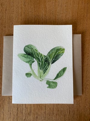 Image of Bok Choy Greeting Card