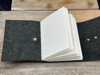 Image 5 of Medium Leather Lattice Stitch Blank Book