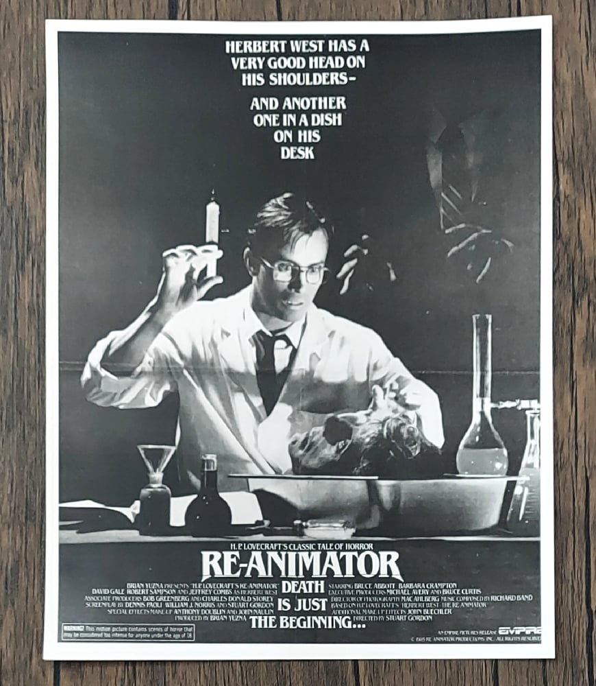 Re-Animator Press Photo | Hyaena Gallery