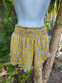 Image 1 of Frida Frilly Shorts mustard
