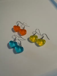 Jelly Heart Earrings