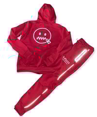 Image 2 of Red Reflective Sweat-Suit 