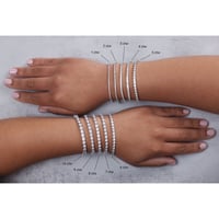 Image 3 of 7 1/4” Lab Diamond Tennis Bracelet