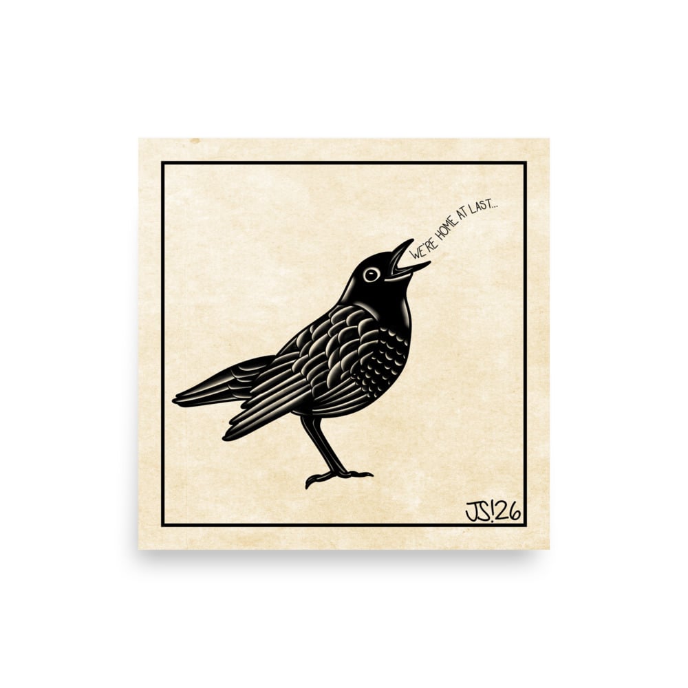 Saves the Day "Nightingale" 10x10 Print