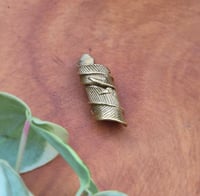 Image 1 of Bronze Feather Bead