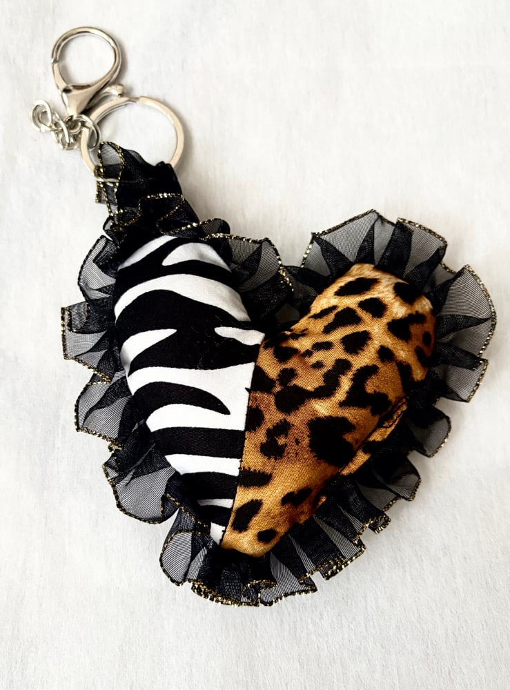 Image of Wild Heart Ruffle Bag Charms