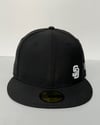 San Diego Padres Flawless Fitted Black 5950 59FIFTY
