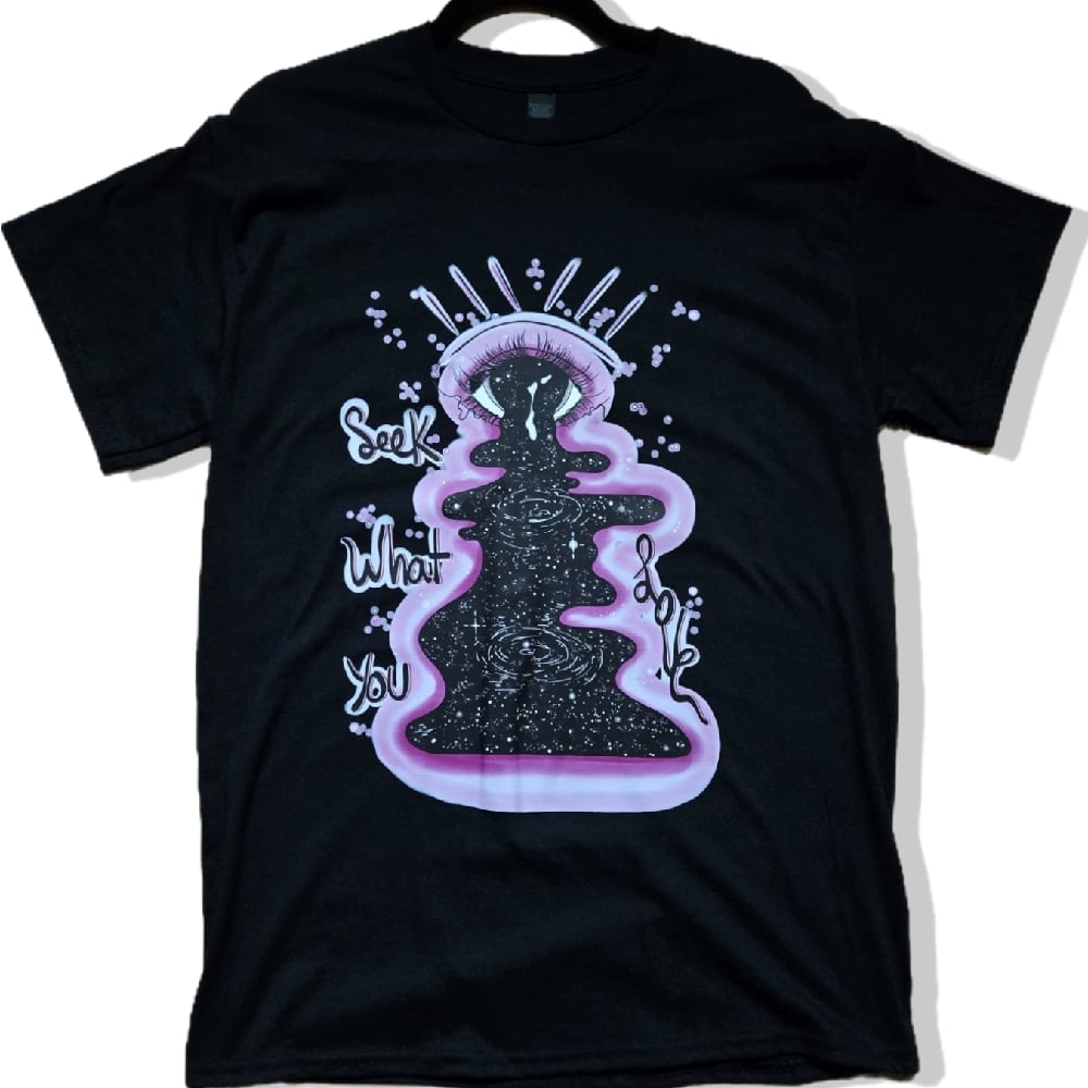 Image of seek what you love merch