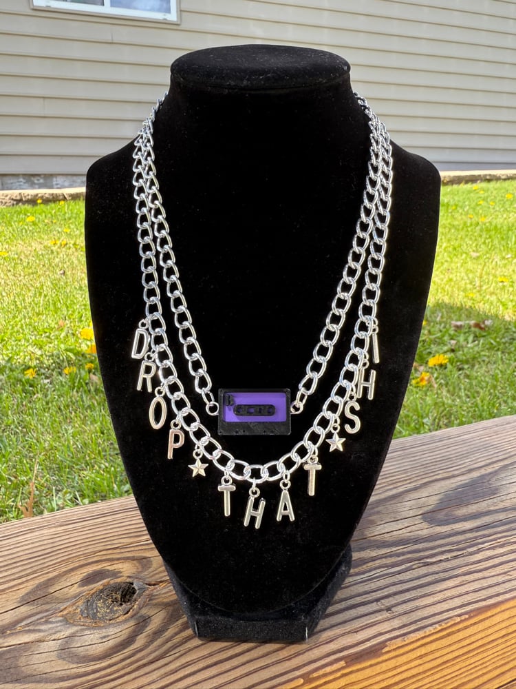 Image of Tape B Drop That Shi Inspired Necklace