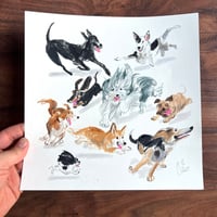 ORIGINAL ARTWORK -  Zoom Zoom Zoom - 25x25cm