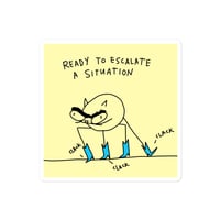 Image 3 of escalation Bubble-free stickers 