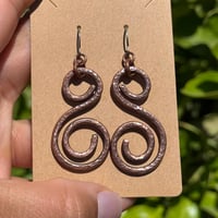 Image 1 of Heavy Gauge Copper Earrings 🤎