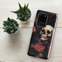 Image 19 of Goth Inspired Baroque Style Painting Skull and Flowers Tough case for Samsung®