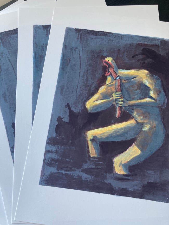 The Archduck devouring his bread