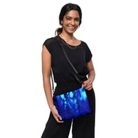 Image 1 of Crossbody Handbag - Blue Twilight Web
