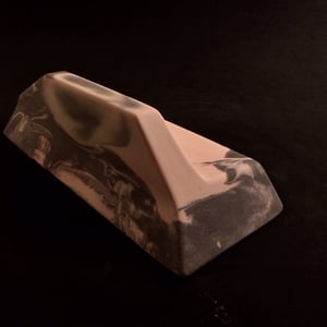 Image of Wired Ramps Slope'd Barrier Ledge (Dark Grey, Green and Pink)