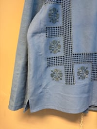 Image 8 of Blue shirt embroidery (l/xl)