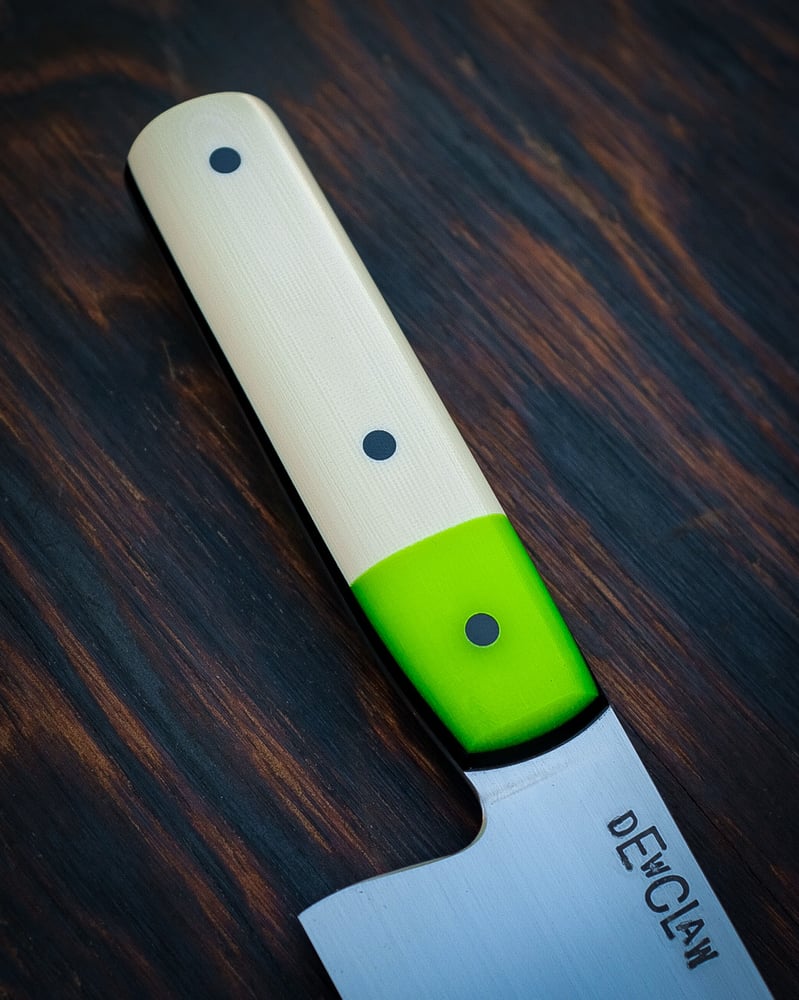 Image of 6.75” Nakiri - IVORY/DAYGLOW