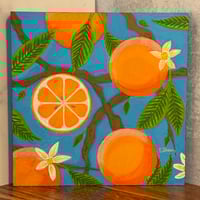ART - Orange Tree Blossoms & Fruit