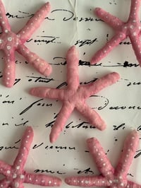 Image 3 of Spun cotton pink starfish ornament