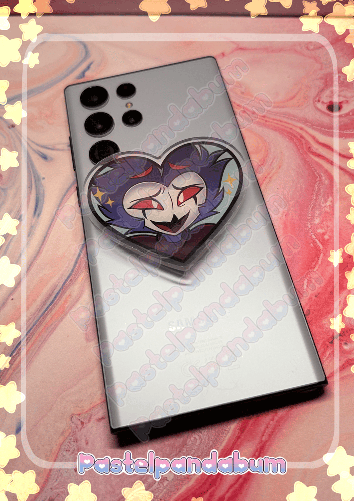 Image of Helluva Boss - Stolas Heart Phone grip copy