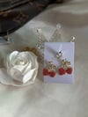 Cherry Bow Earrings