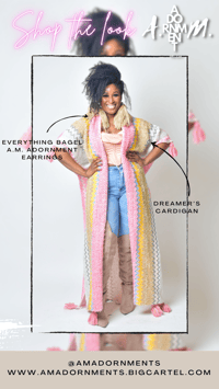 Image 1 of The Dreamer’s Cardigan (Pink)