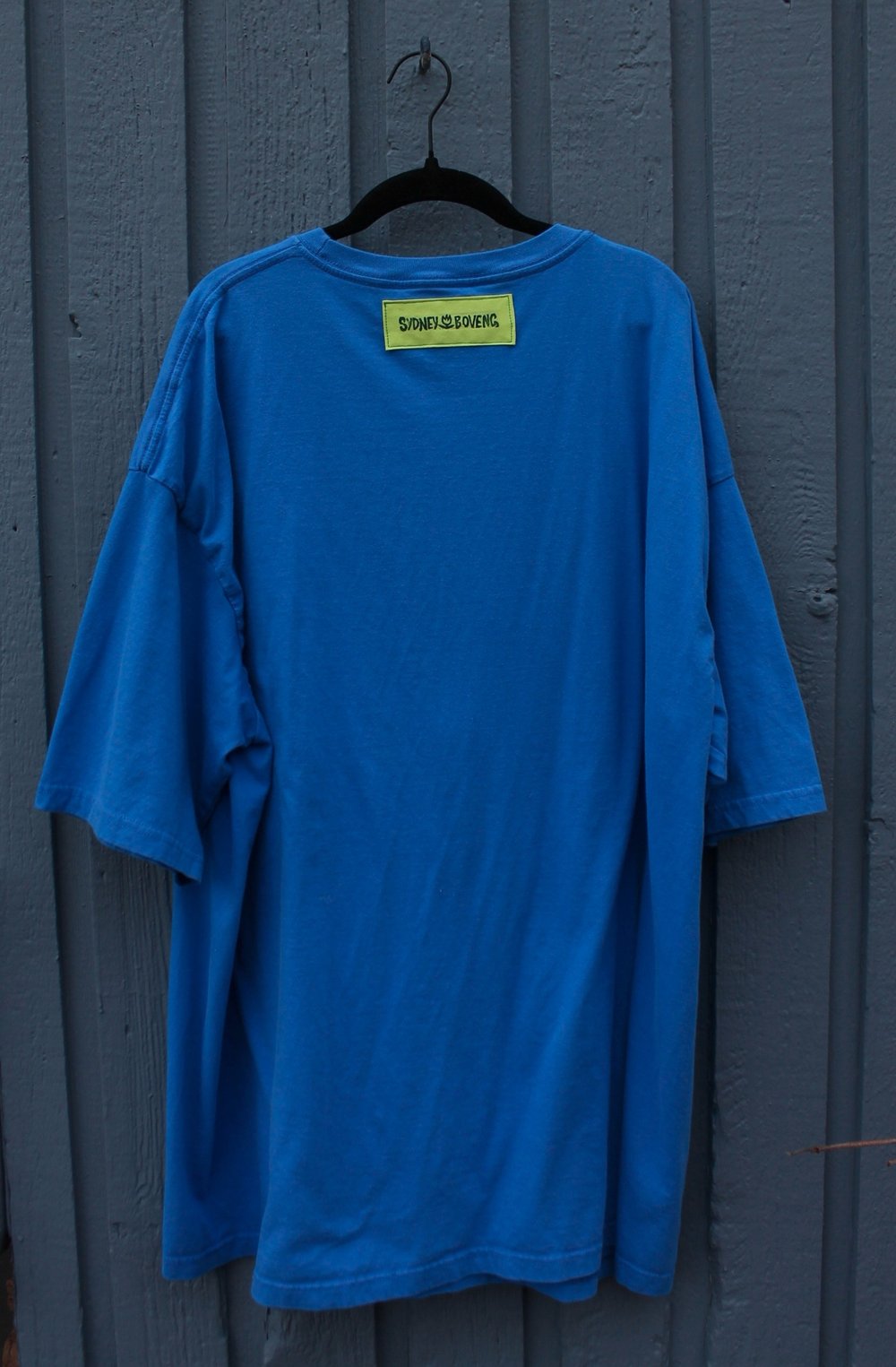 Image of Lime/ Cobalt Fish Tee