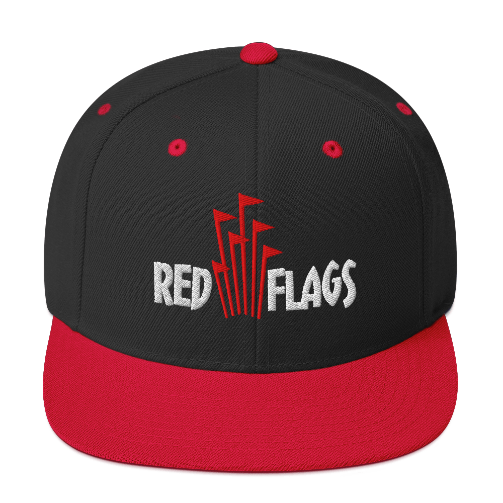 Image of Red Flags Snapback Hat