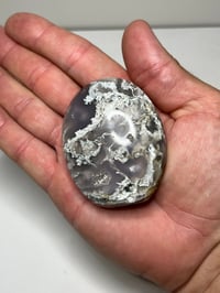 Image 2 of Moss Agate Palm Stone #2581