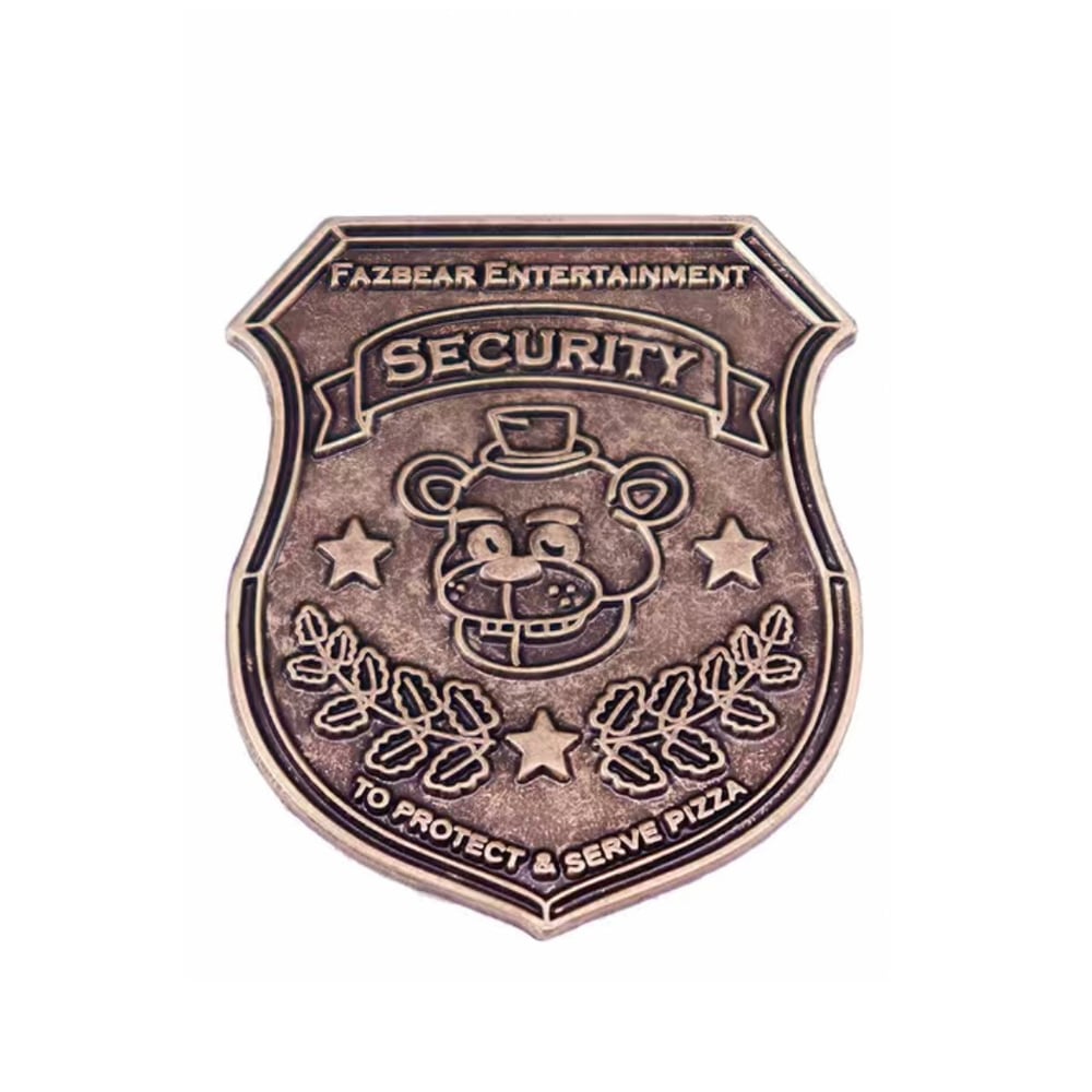 Fazbear Security Metal Pin