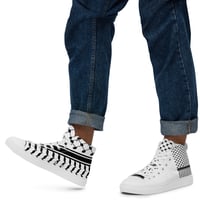 Image 1 of Men’s High Top Keffiyeh Shoes