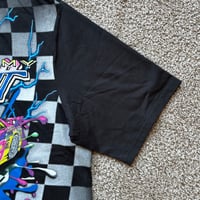 Image 7 of ADIDAS X JEREMY SCOTT RALLY TEE MENS SHIRT SIZE MEDIUM CHECKERED NEW