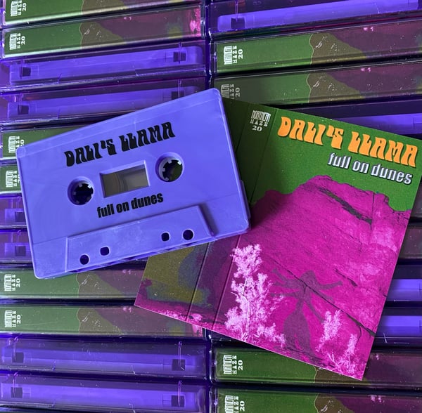 Image of DALI’S LLAMA ‘Full On Dunes’ Limited edition cassette