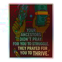 Image 1 of Thrive Holographic sticker