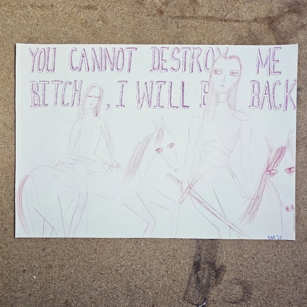 Image of 'You cannot destroy me...'