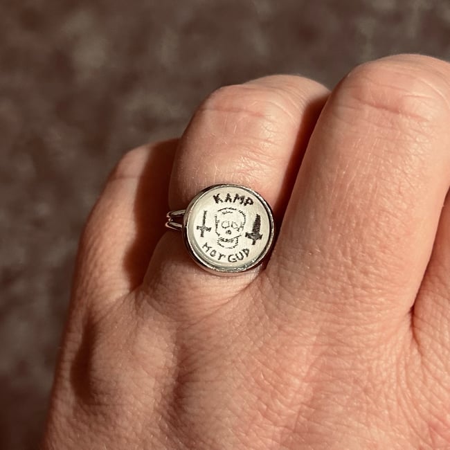 Ring - Kamp mot gud (vit)