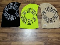Image 1 of Knit Hooded Mask