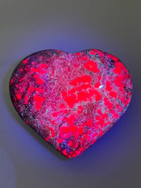 Image 3 of Ruby In Kyanite & Fuchsite Heart Carving | #3015