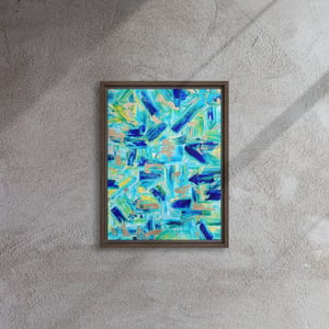 Image of "Prism" Framed canvas