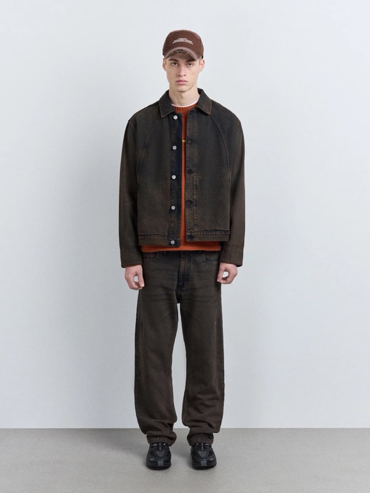 Image of A COLD WALL CROMER TRUCKER DYED ONYX