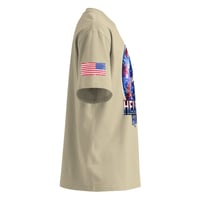 Image 7 of Unisex USA 250 Hellfish Haven organic oversized high neck t-shirt