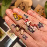 Image 1 of Kolczyki wkrętki z grzybkami 🍄