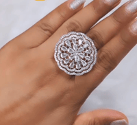 Image 4 of Manita_American Diamond Adjustable Ring