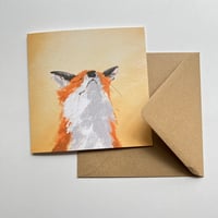 Image 2 of Foxes - Set Of 4 Luxury Greetings Cards