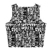 Image 2 of FONT BLOCK - "Go Grampaw Go" -  Crop Top